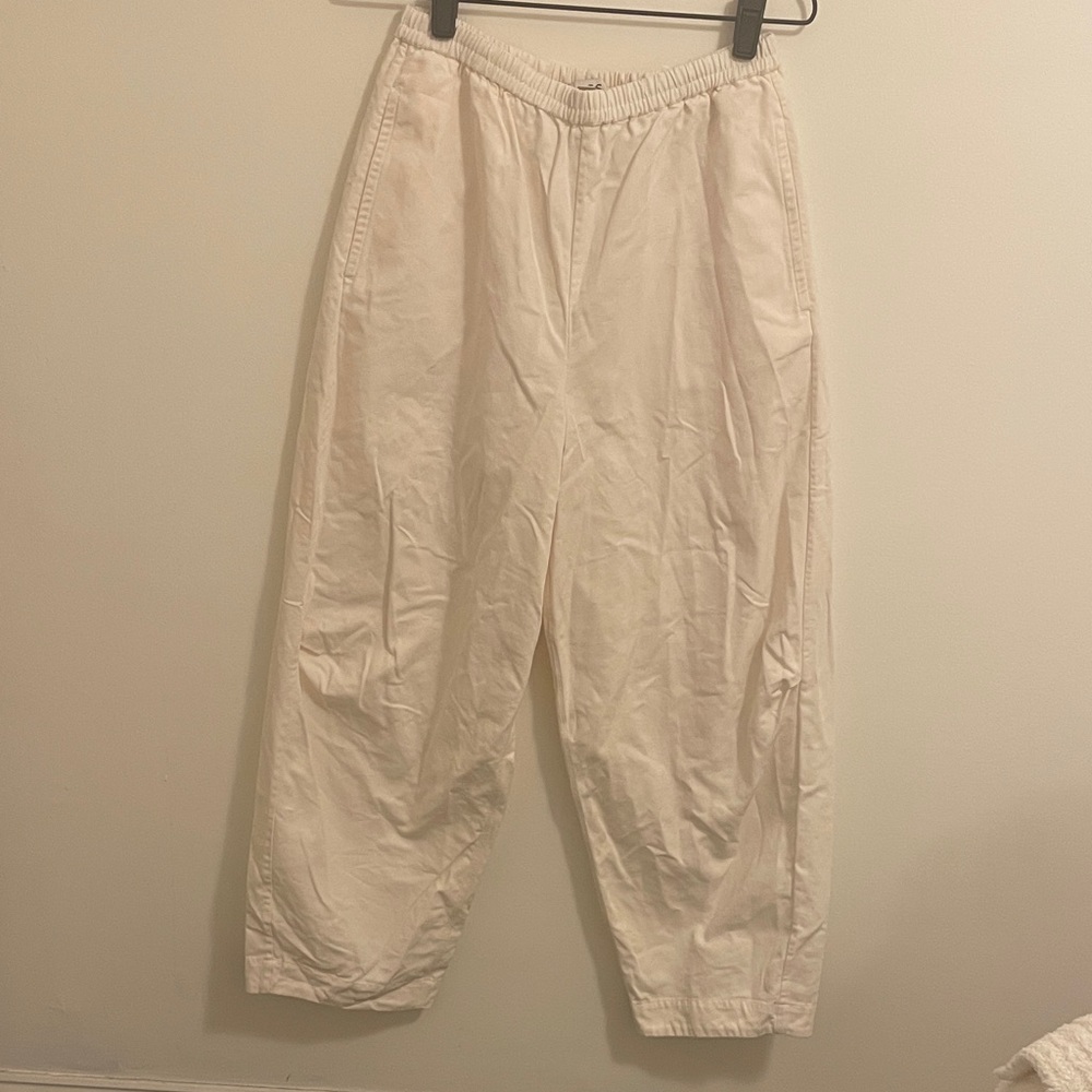 Cos canvas barrel pants size 6